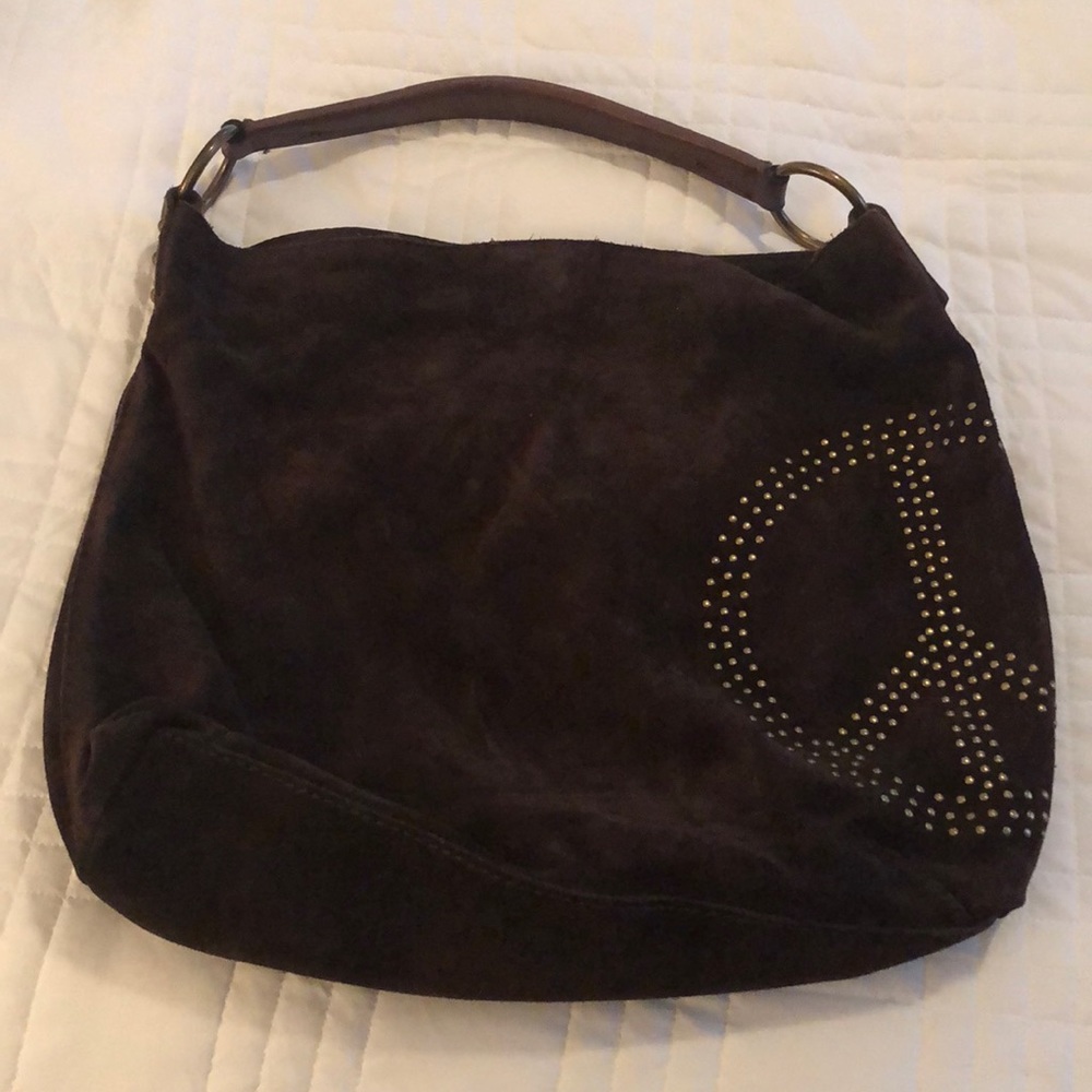 Brown suede Lucky Brand medium/large sized bag